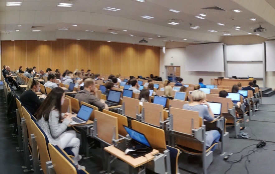 BYOD auditorium suited for digital exams